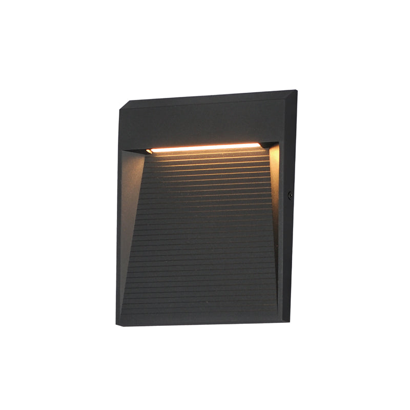 Steps Outdoor Wall Sconce Black