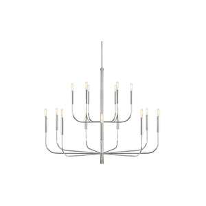 Brianna Chandelier Nickel L