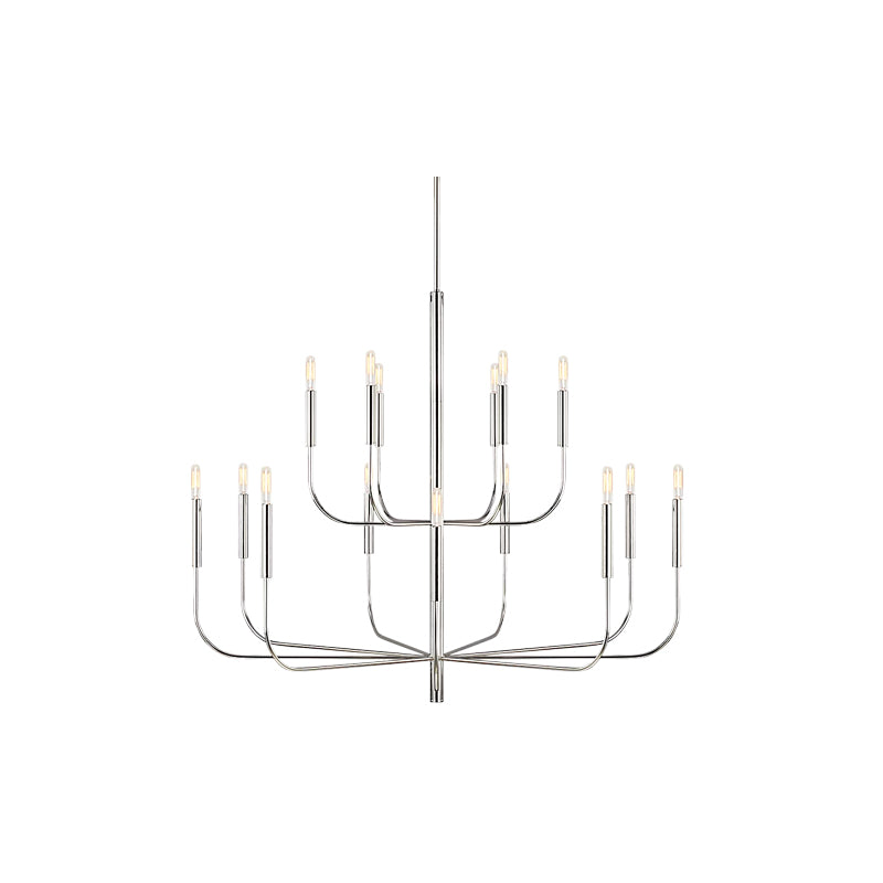 Brianna Chandelier Nickel L
