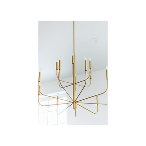 Brianna Chandelier Brass L