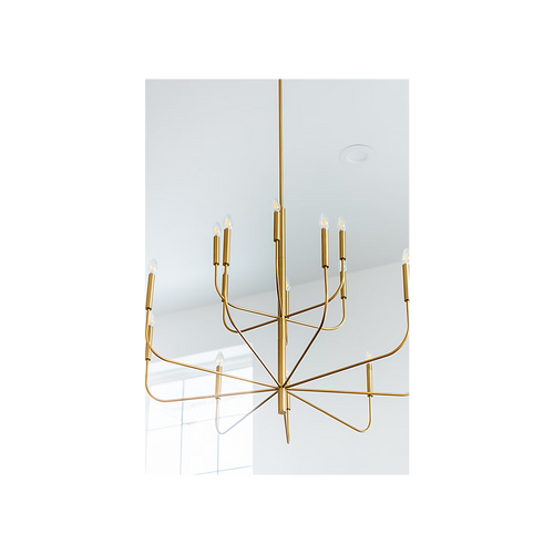 Brianna Chandelier Brass L