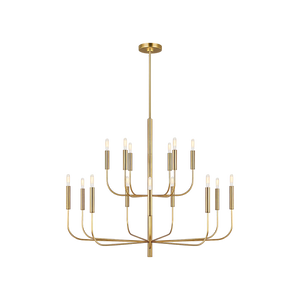 Brianna Chandelier Brass L
