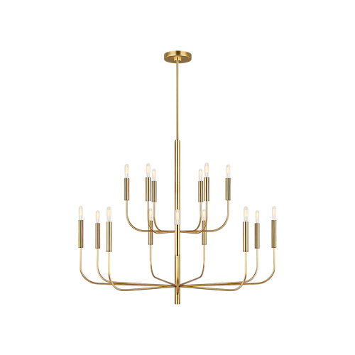 Brianna Chandelier Brass L