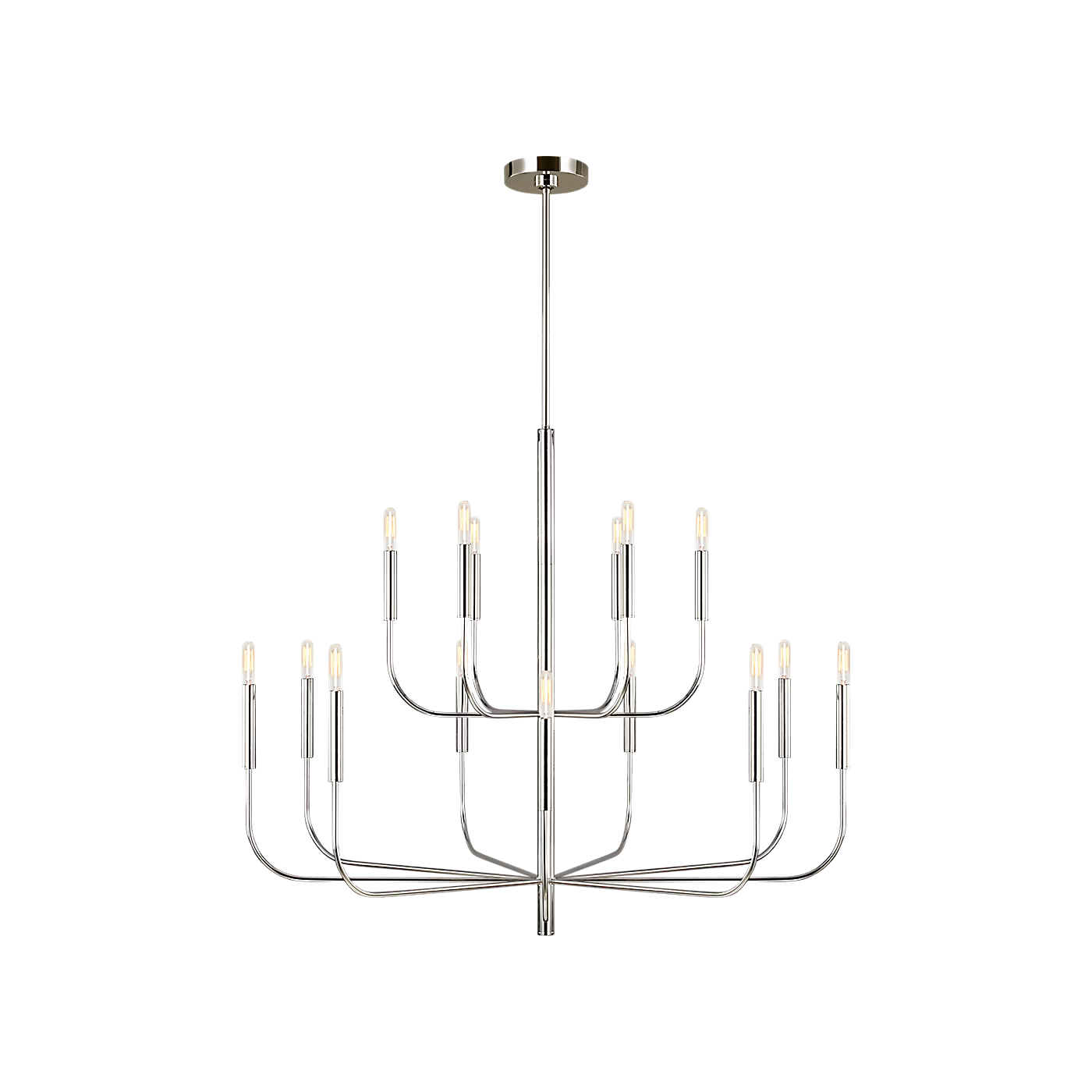 Brianna Chandelier Nickel L