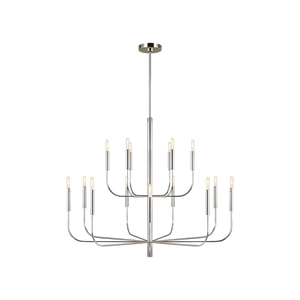 Brianna Chandelier Nickel L