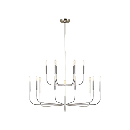 Brianna Chandelier Nickel L