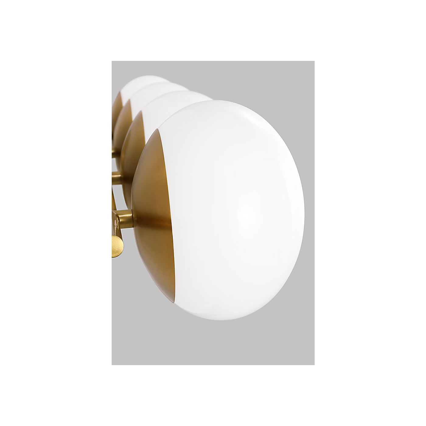Lune 4 Light Bath Sconce Brass