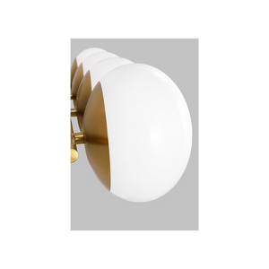 Lune 4 Light Bath Sconce Brass