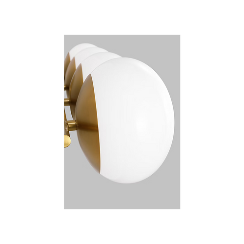 Lune 4 Light Bath Sconce Chrome