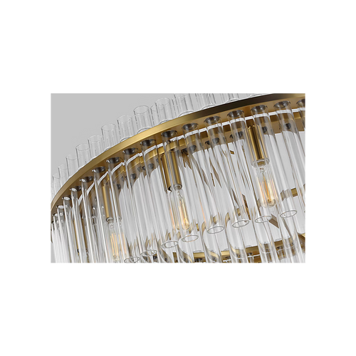 Beckett Chandelier Brass L