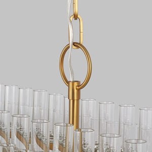 Beckett Chandelier Brass L