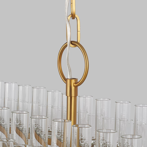 Beckett Chandelier Brass L