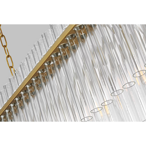 Beckett Linear Chandelier Brass