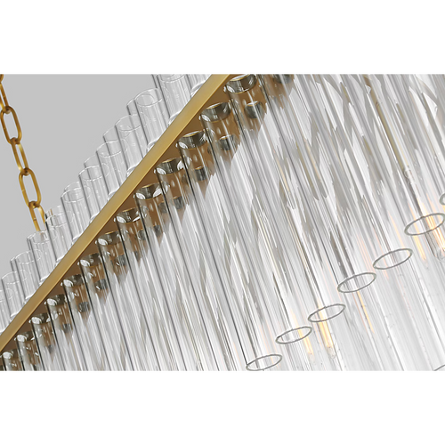 Beckett Linear Chandelier Brass