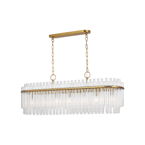 Beckett Linear Chandelier Brass