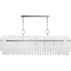Beckett Linear Chandelier Nickel