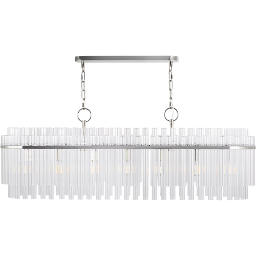 Beckett Linear Chandelier Nickel