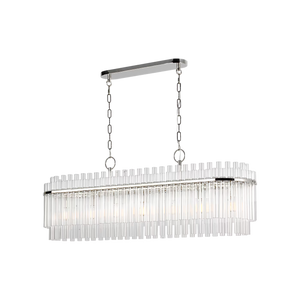 Beckett Linear Chandelier Nickel