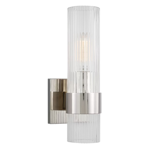 Geneva 1-Light Vanity Sconce Nickel