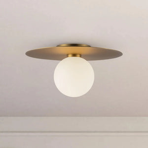 Elixir Gold Flush Mount L