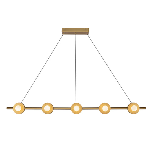 Elixir Linear Pendant Gold