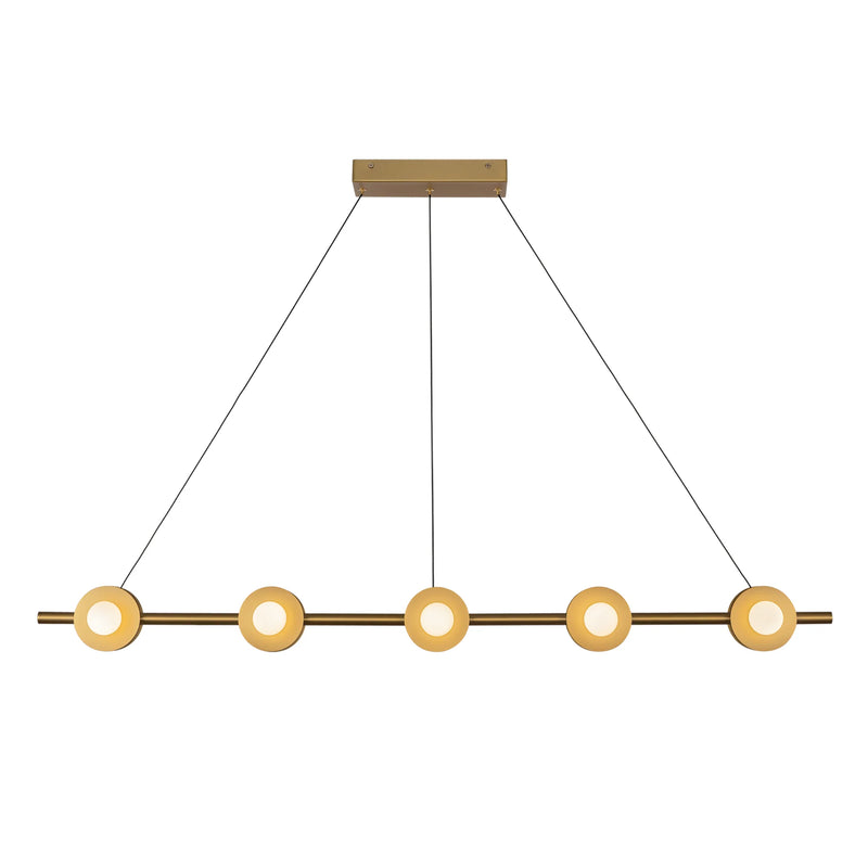 Elixir Linear Pendant Gold