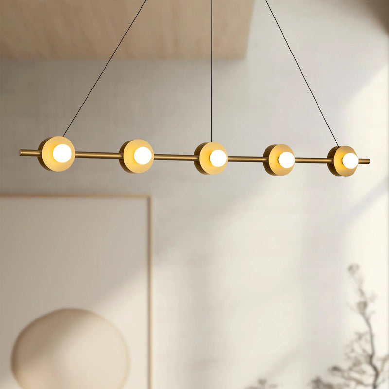 Elixir Linear Pendant Gold