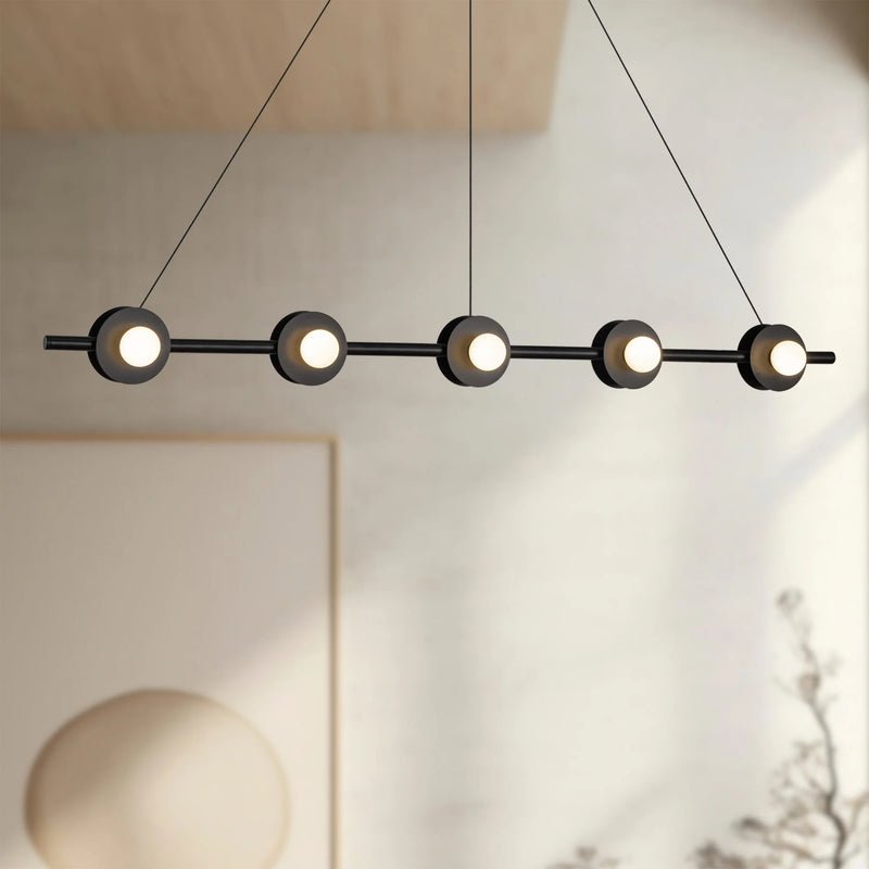 Elixir Linear Pendant Black