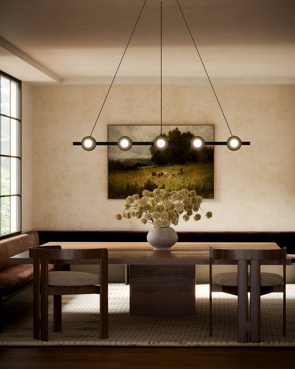 Elixir Linear Pendant Black