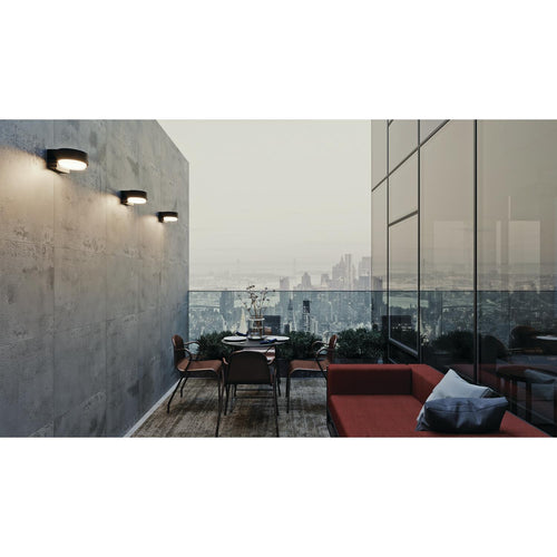 Elm Led Outdoor Sconce Black