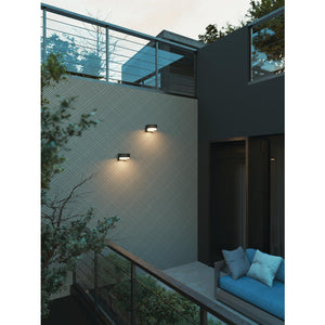 Elm Led Outdoor Sconce Black
