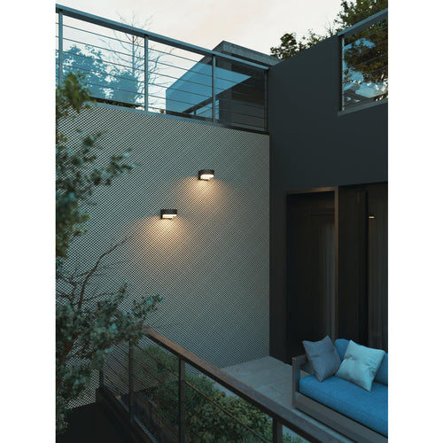 Elm Led Outdoor Sconce Black