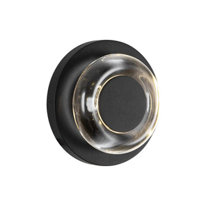 Stephord Exterior Wall Black/Clear Glass