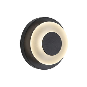 Stephord Exterior Wall Black/Frosted Glass