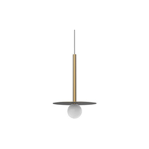 Elixir Pendant Globe + Disc Gold