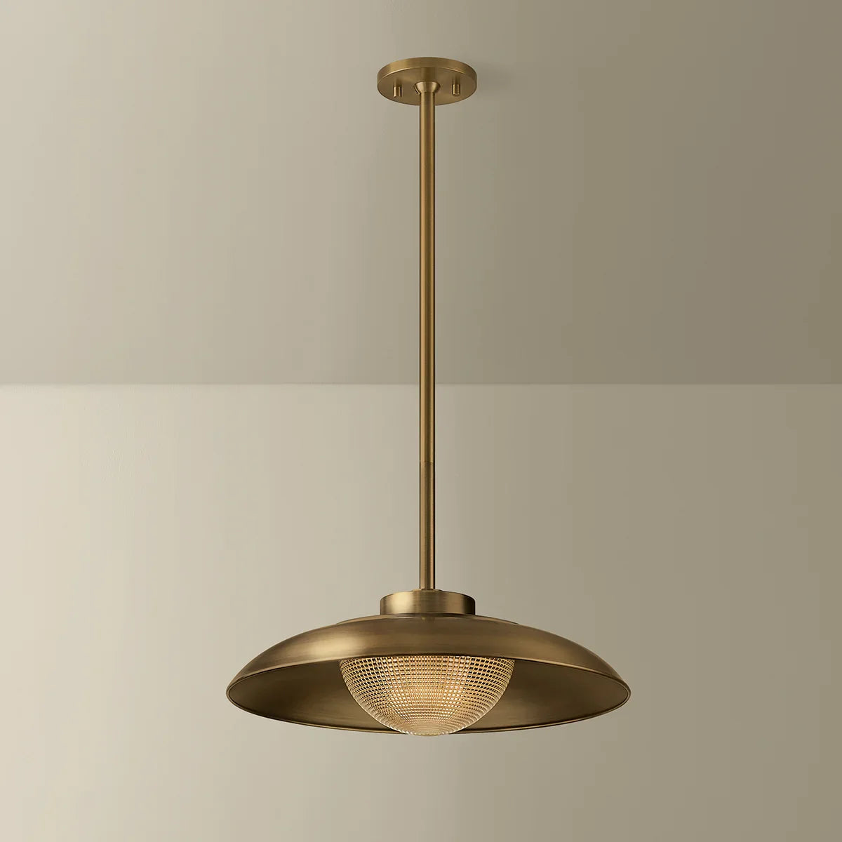 Braxton Pendant Brass