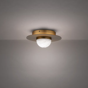 Landed Wall/Flush Mount Brass