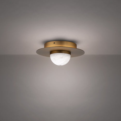 Landed Wall/Flush Mount Brass