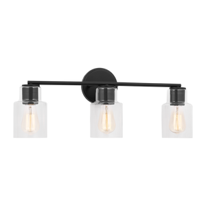 Sayward 3-Light Bath Black