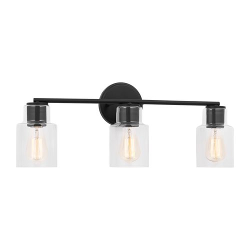 Sayward 3-Light Bath Black