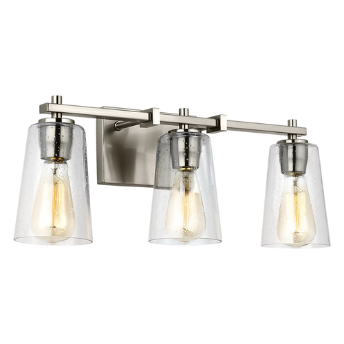 Mercer 3-Light Bath Sconce Nickel