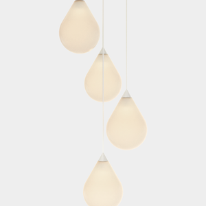 Flare Bead Pendant Cased Opalescent Glass