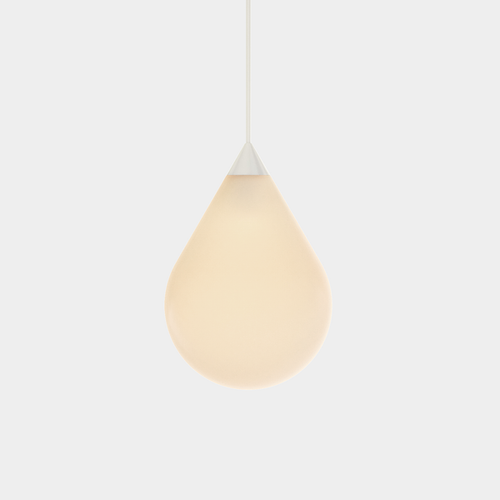 Flare Bead Pendant Cased Opalescent Glass