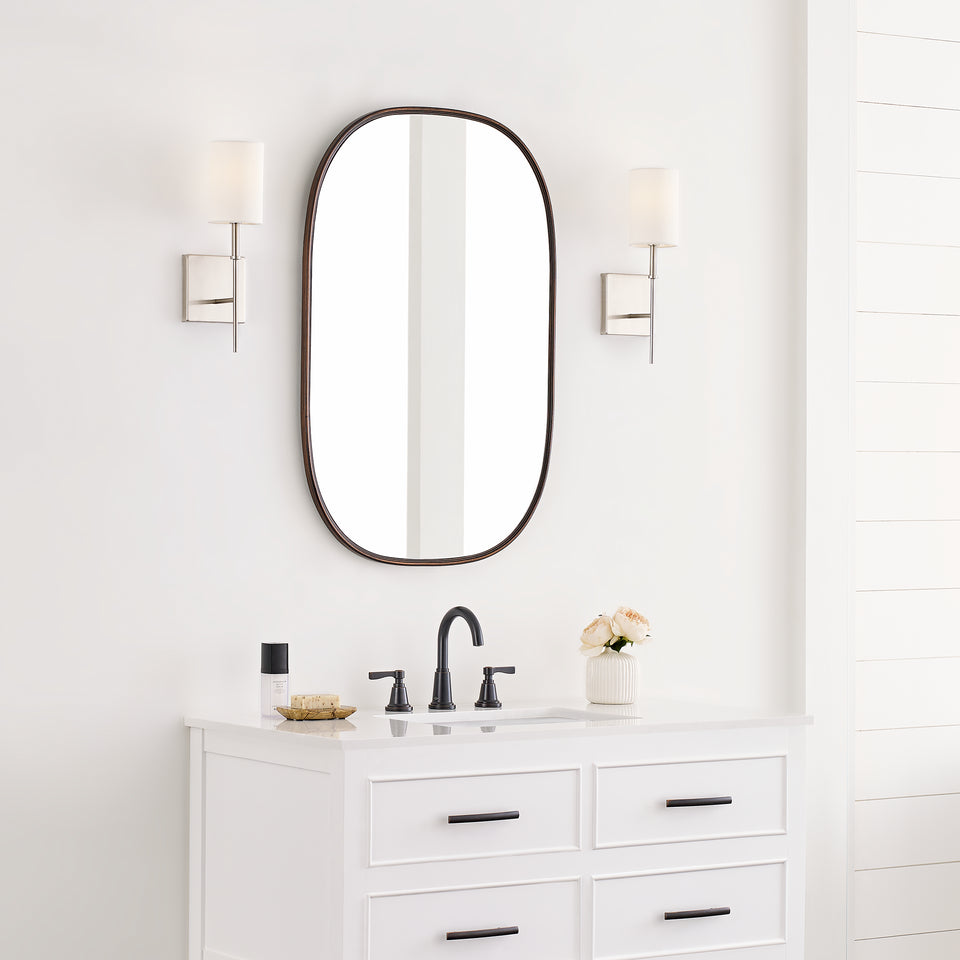 Foxdale Wall Brushed Nickel