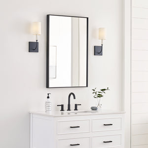 Greenwich One Light Wall / Bath Sconce Black