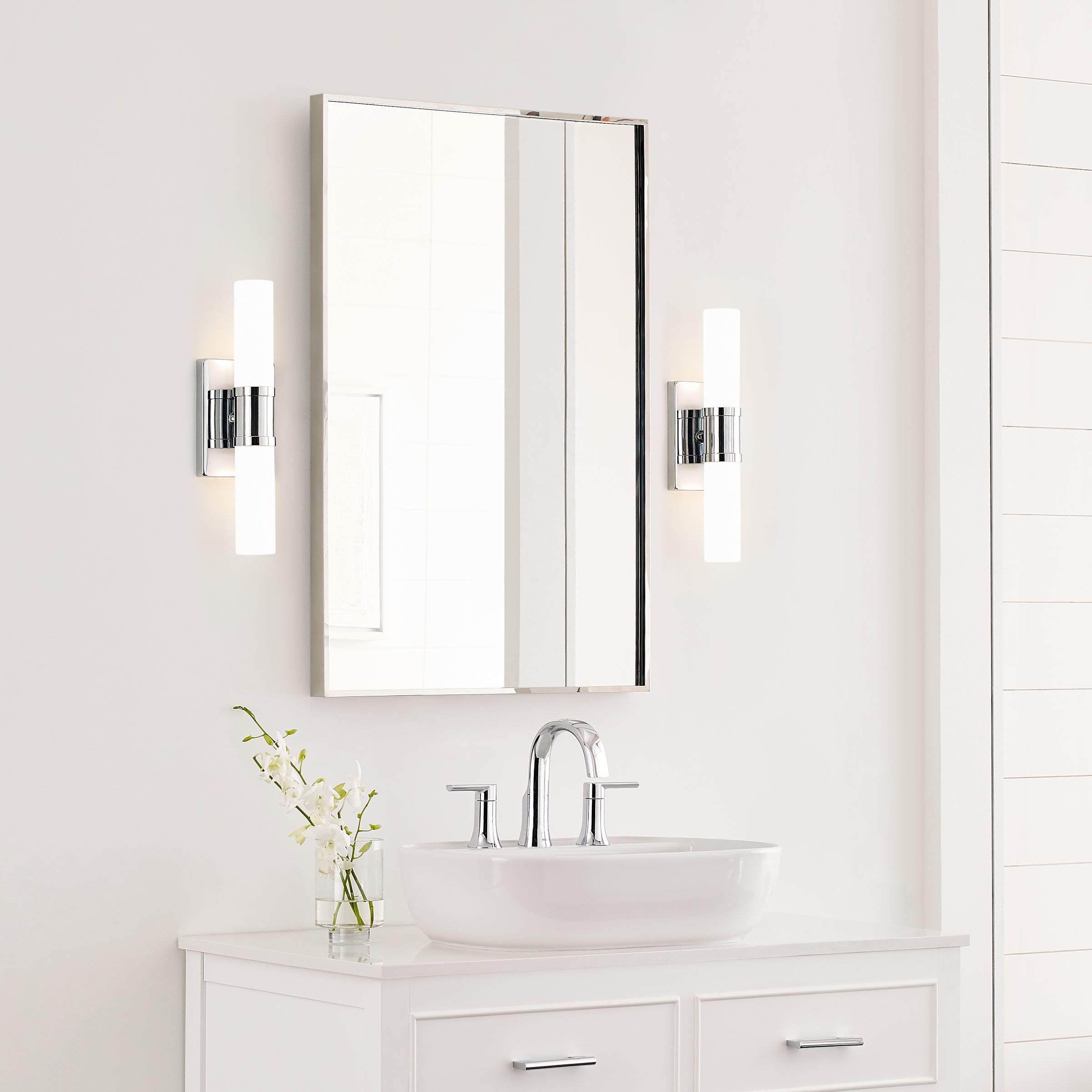 Keaton Small 2-Light Vanity Nickel