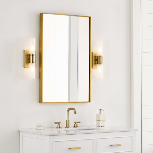 Keaton Small 2-Light Vanity Brass