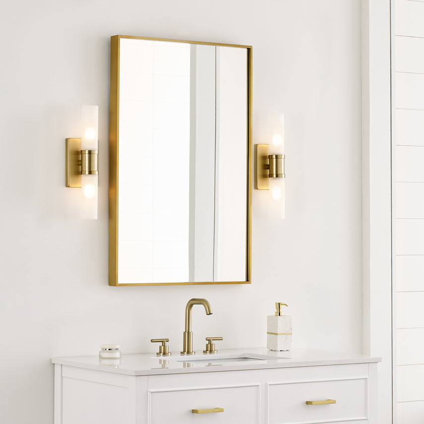 Keaton Small 2-Light Vanity Brass