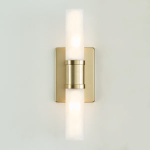 Keaton Small 2-Light Vanity Brass