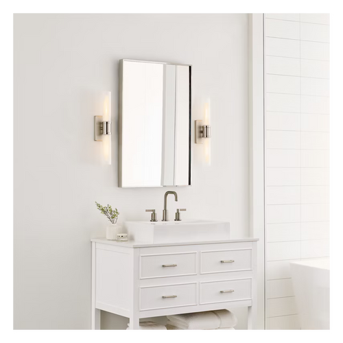 Keaton Medium Vanity Sconce Nickel